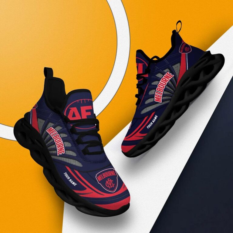 AFL Melbourne Demons Custom Name Max Soul Shoes V2