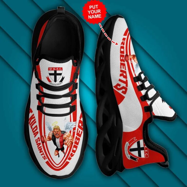 AFL St Kilda Saints Custom Name Max Soul Shoes V1