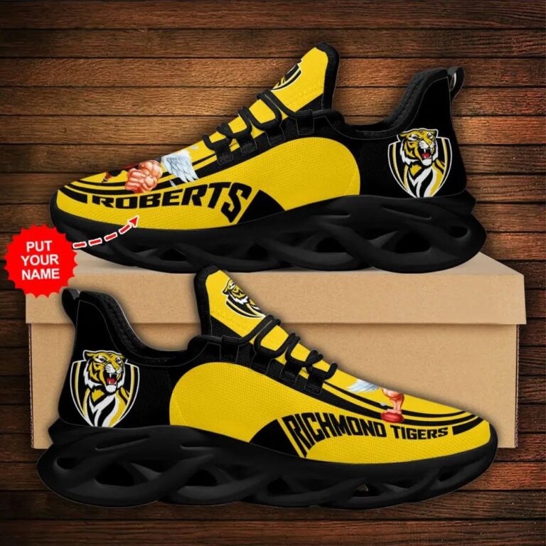 AFL Richmond Tigers Custom Name Max Soul Shoes