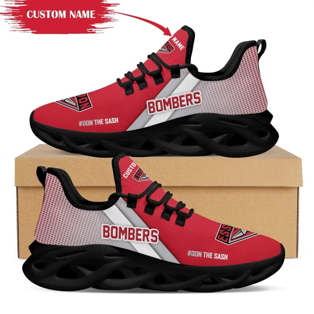 AFL Essendon Bombers Custom Name Max Soul Shoes