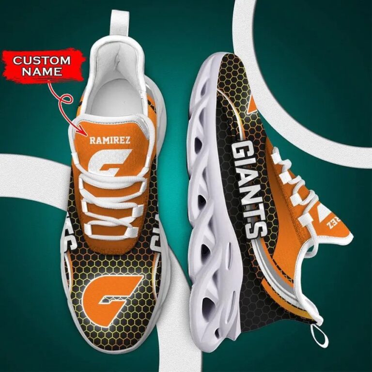 AFL Greater Western Sydney Giants Custom Name Max Soul Shoes