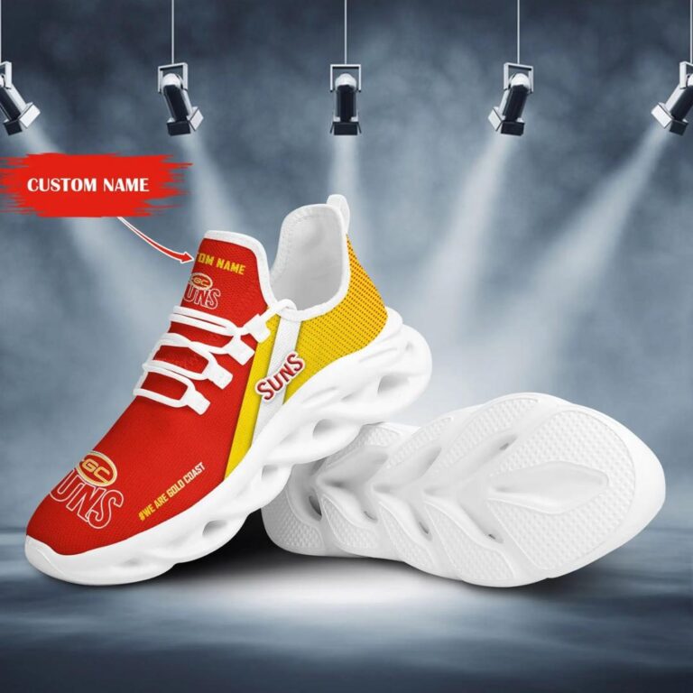 AFL Gold Coast Suns Custom Name Max Soul Shoes