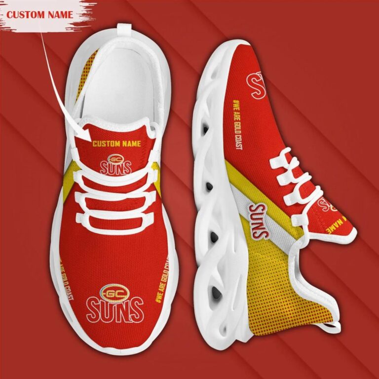 AFL Gold Coast Suns Custom Name Max Soul Shoes