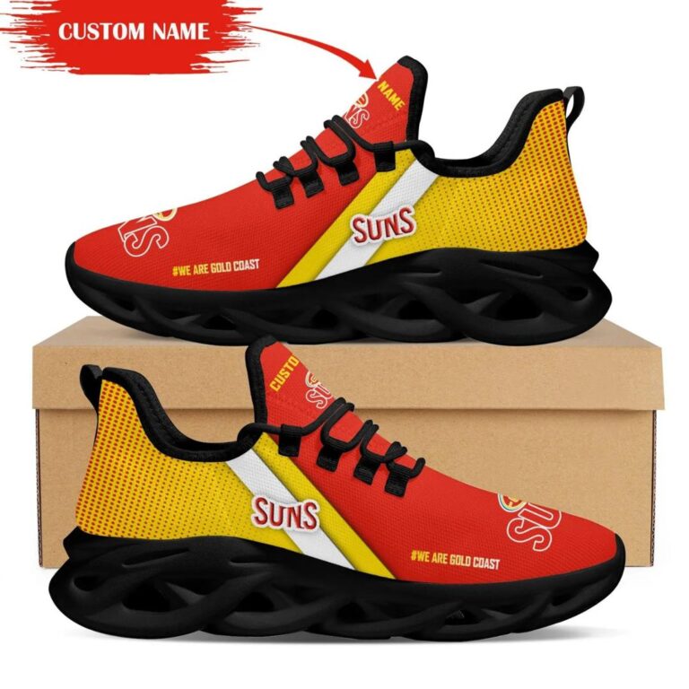 AFL Gold Coast Suns Custom Name Max Soul Shoes