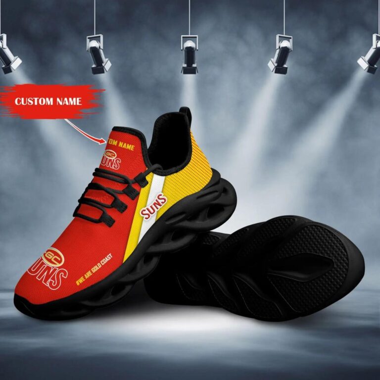 AFL Gold Coast Suns Custom Name Max Soul Shoes