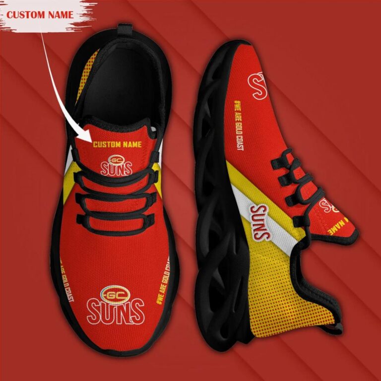 AFL Gold Coast Suns Custom Name Max Soul Shoes