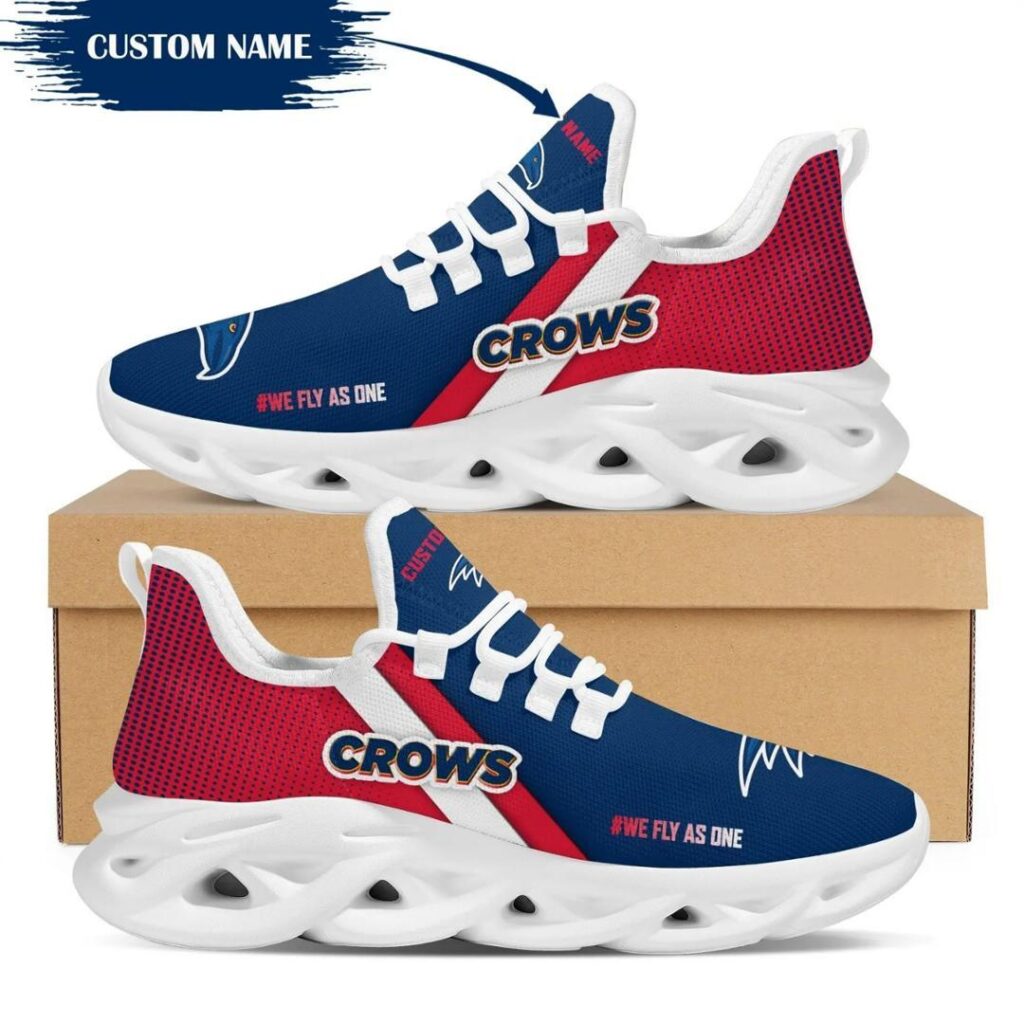 AFL Adelaide Crows Custom Name Max Soul Shoes