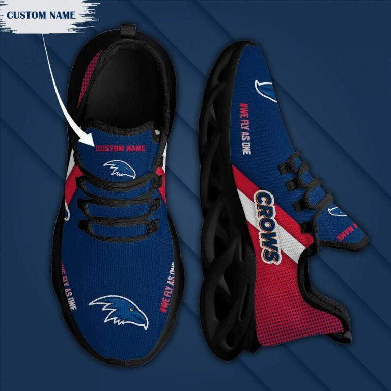 AFL Adelaide Crows Custom Name Max Soul Shoes