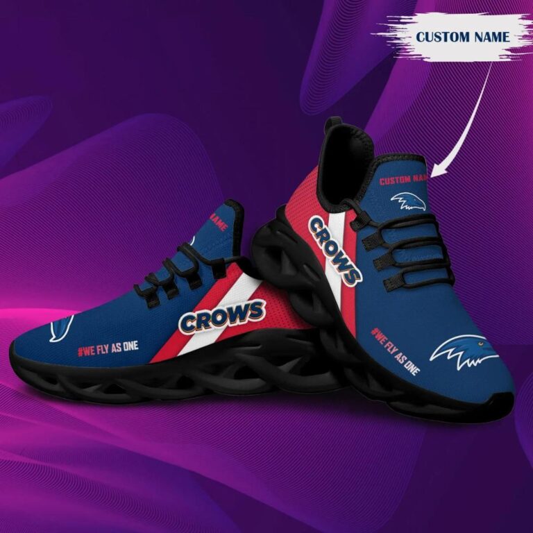 AFL Adelaide Crows Custom Name Max Soul Shoes