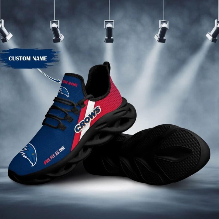 AFL Adelaide Crows Custom Name Max Soul Shoes