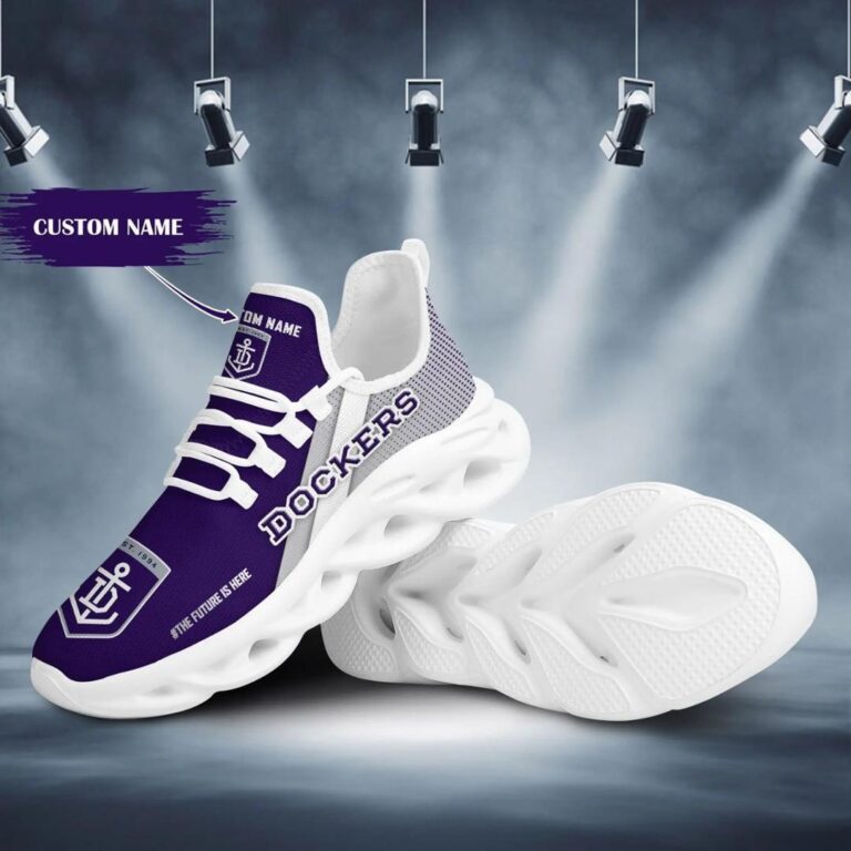 AFL Fremantle Dockers Custom Name Max Soul Shoes