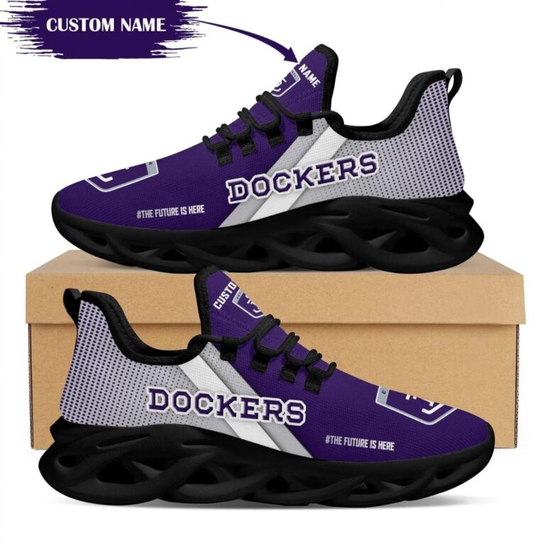 AFL Fremantle Dockers Custom Name Max Soul Shoes