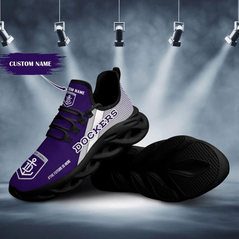 AFL Fremantle Dockers Custom Name Max Soul Shoes