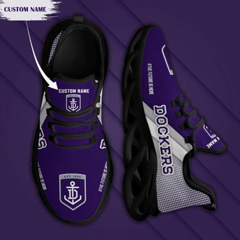 AFL Fremantle Dockers Custom Name Max Soul Shoes