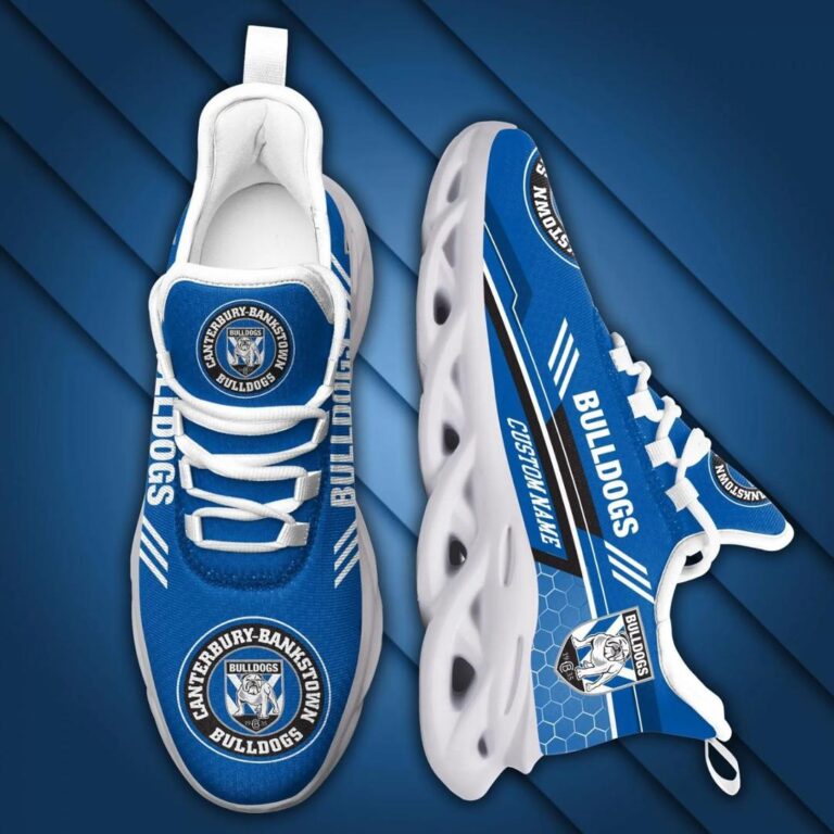 NRL Canterbury-Bankstown Bulldogs Custom Name Max Soul Shoes V2