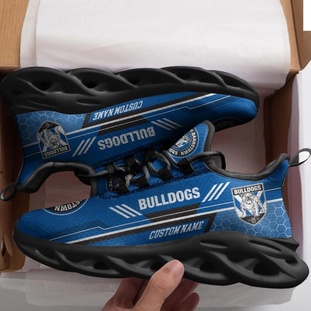 NRL Canterbury-Bankstown Bulldogs Custom Name Max Soul Shoes V2