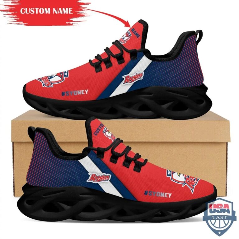 NRL Sydney Roosters Custom Name Max Soul Shoes