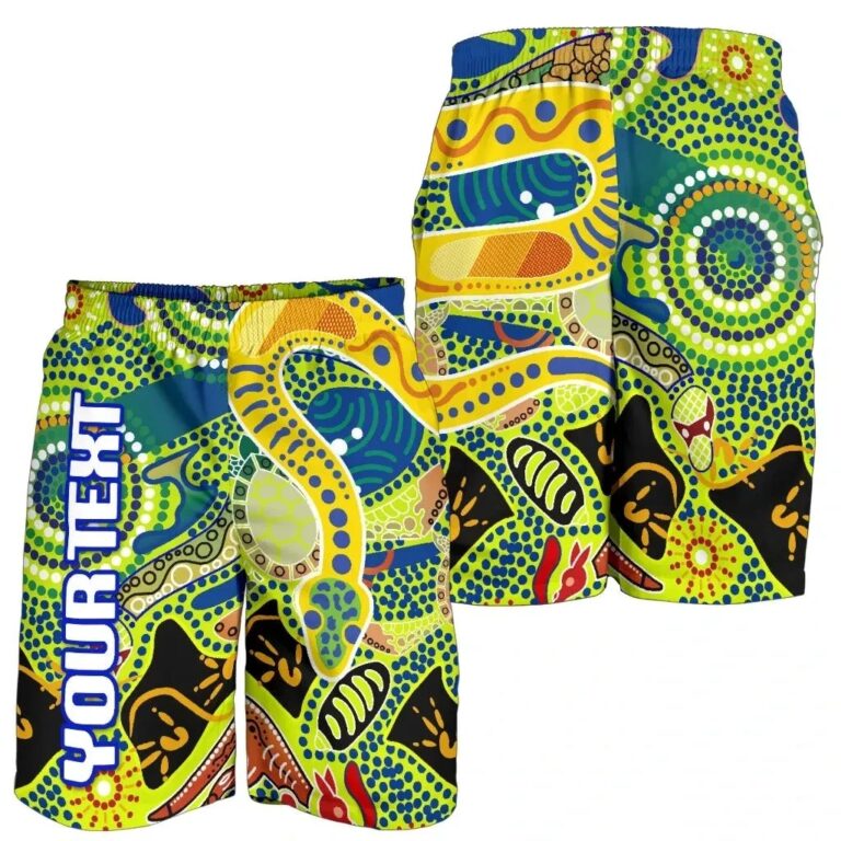 NRL (Custom Personalised) Parramatta Men Shorts Eels Unique Indigenous K8