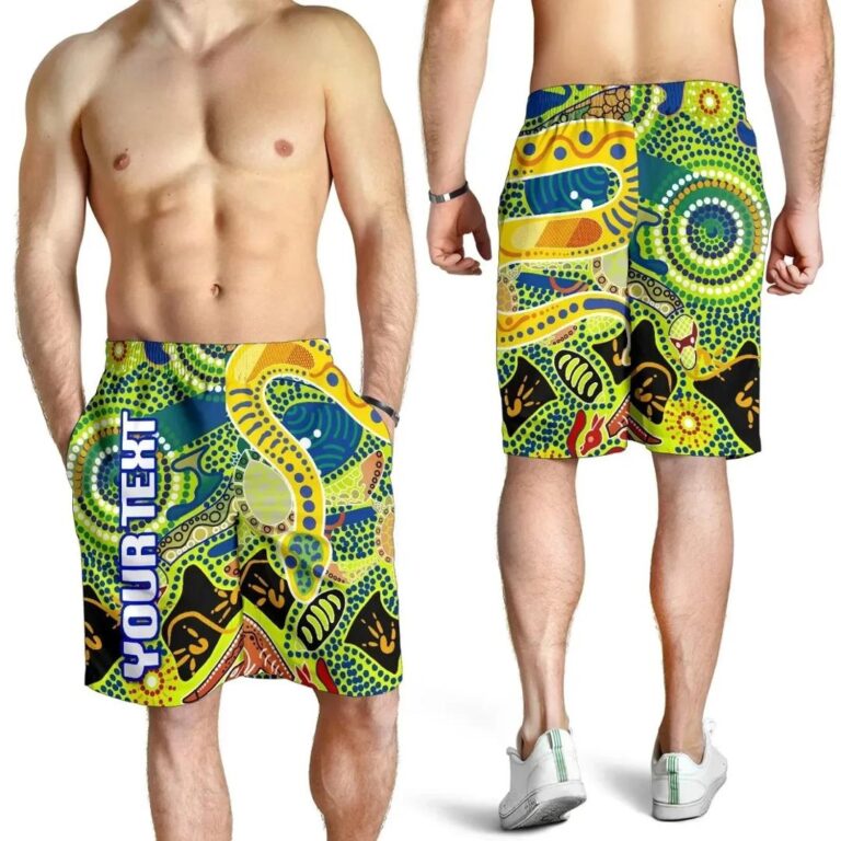 NRL (Custom Personalised) Parramatta Men Shorts Eels Unique Indigenous K8