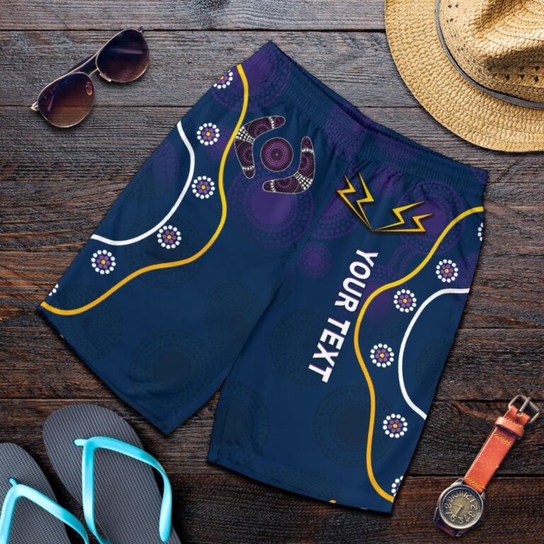 NRL (Custom Personalised) Storm Men Shorts Melbourne Indigenous Champion K13