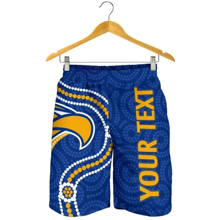 NRL (Custom Personalised) Australia Football Men's Shorts Eagles Indigenous TH6