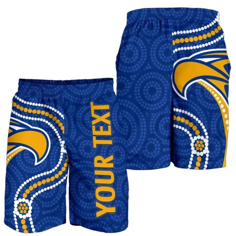 NRL (Custom Personalised) Australia Football Men's Shorts Eagles Indigenous TH6