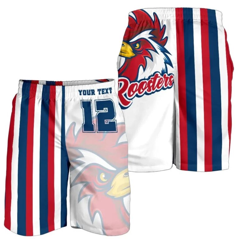 NRL (Custom Personalised) Australia Roosters All Over Print Men's Shorts Sports Style Version Special TH12