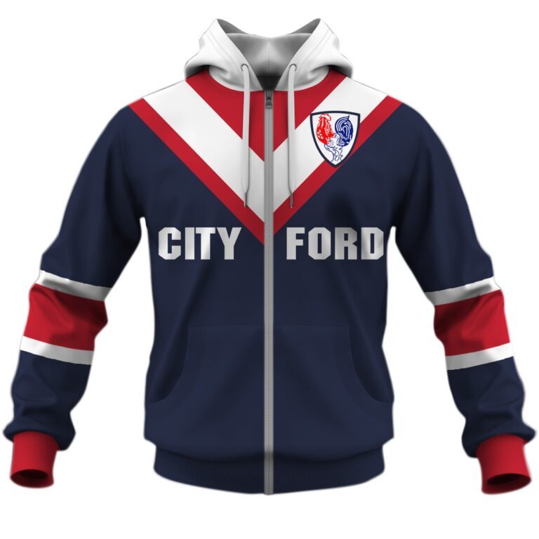 Personalized Sydney Roosters 1976 ARL/NRL Vintage Retro Jerseys Hoodies Shirts For Men Women