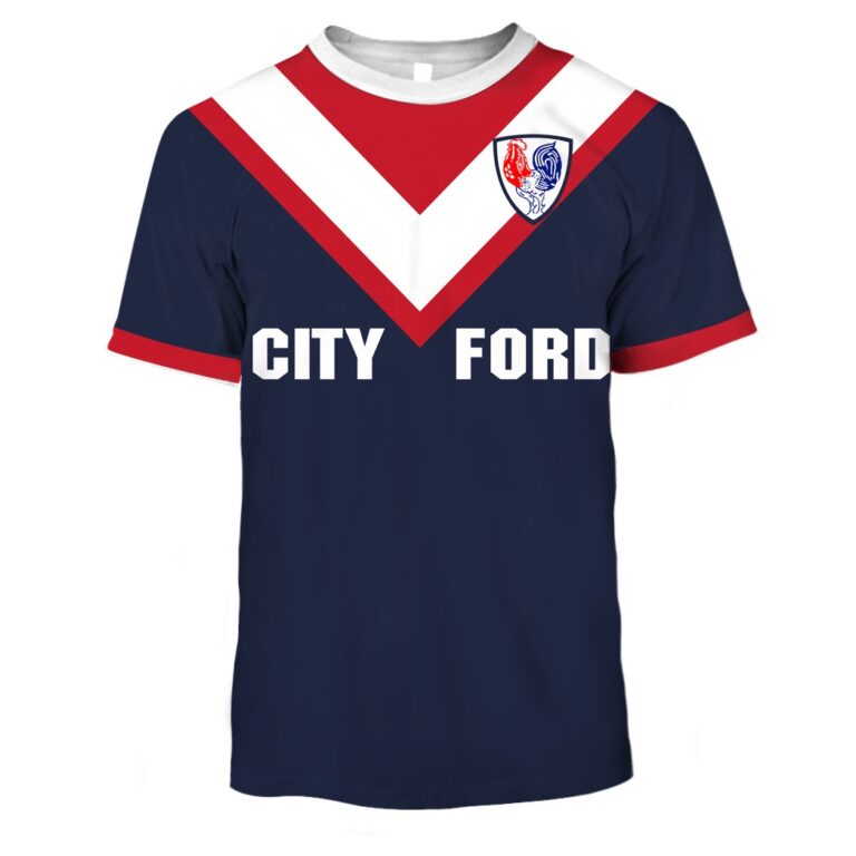 Personalized Sydney Roosters 1976 ARL/NRL Vintage Retro Jerseys Hoodies Shirts For Men Women