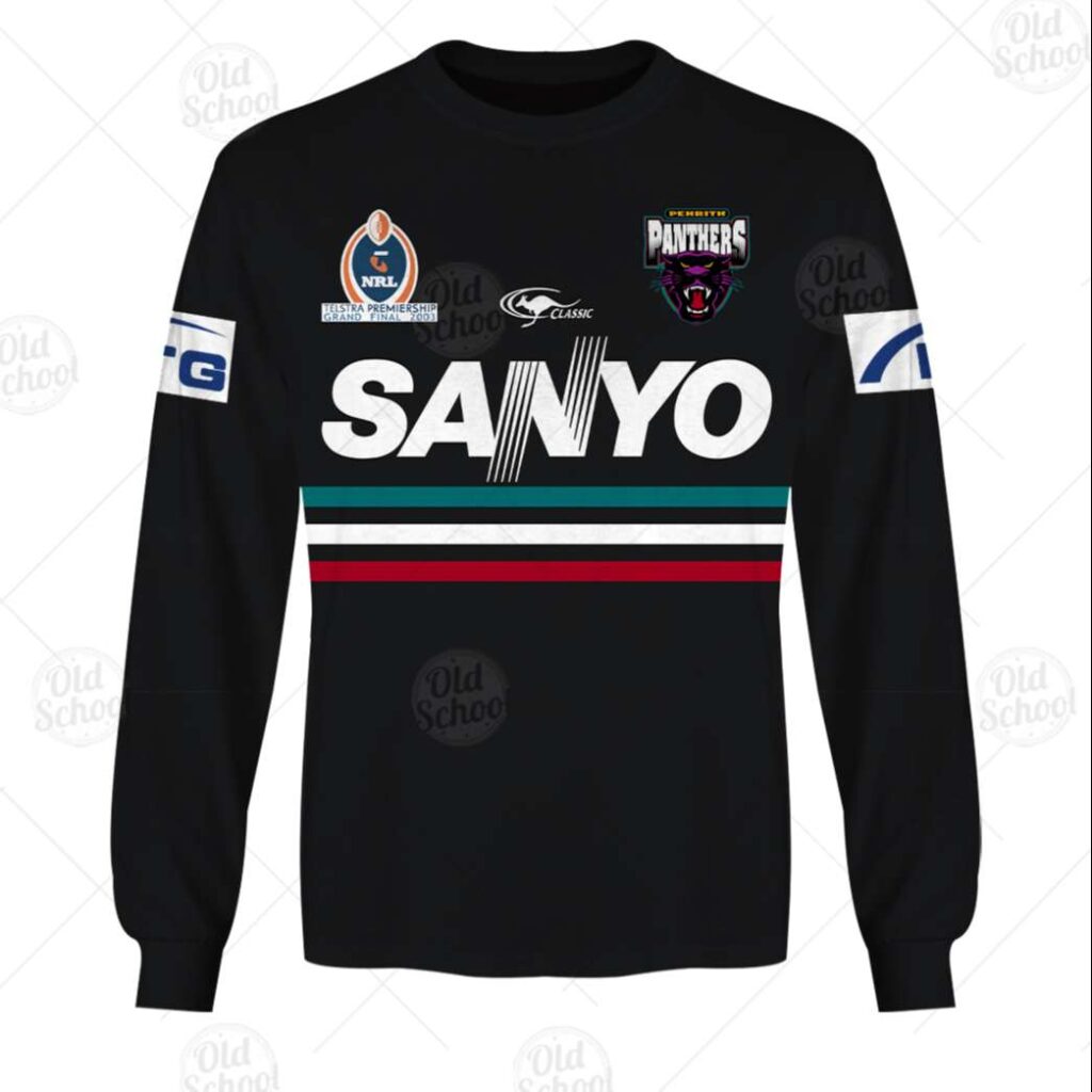 Personalise NRL Grand Final 2003 Vintage Penrith Panthers Retro Jersey