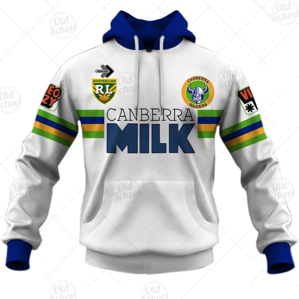Personalise ARL/NRL Canberra Raiders 1995 Away Jersey Vintage Retro
