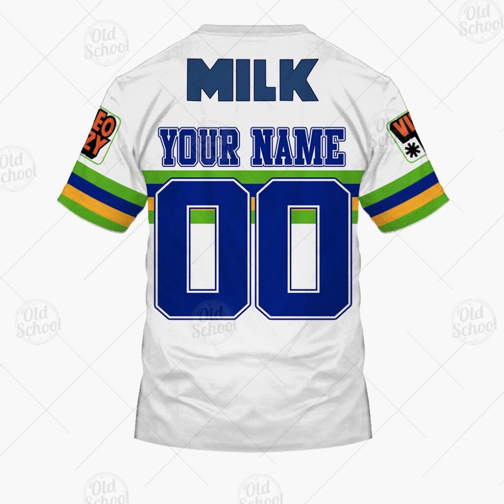 Personalise ARL/NRL Canberra Raiders 1995 Away Jersey Vintage Retro