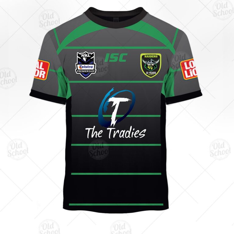 Personalise NRL Canberra Raiders 2011 Vintage Retro Alternate Jersey