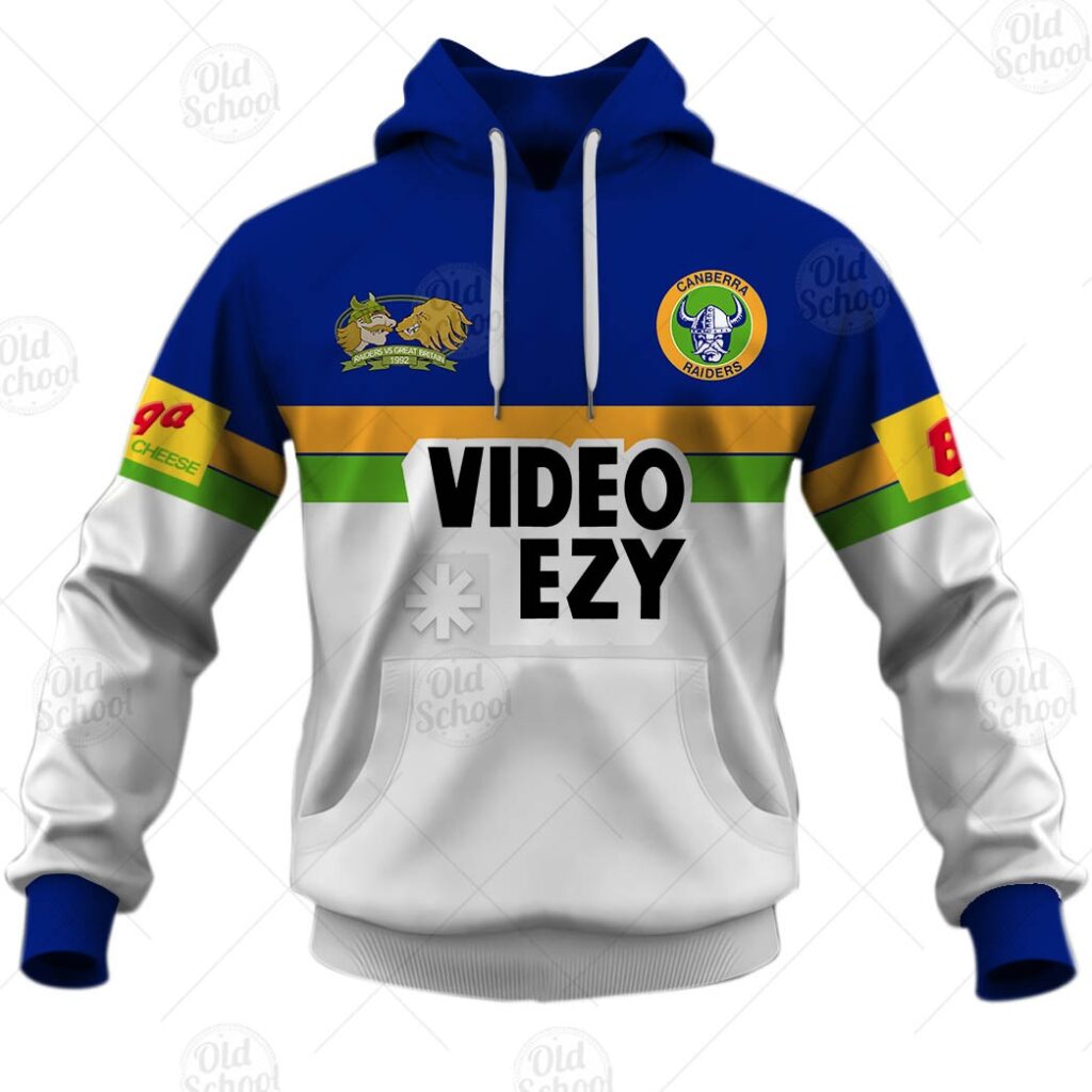 Personalise Canberra Raiders 1992 Great Britain Tour Vintage Retro Jersey