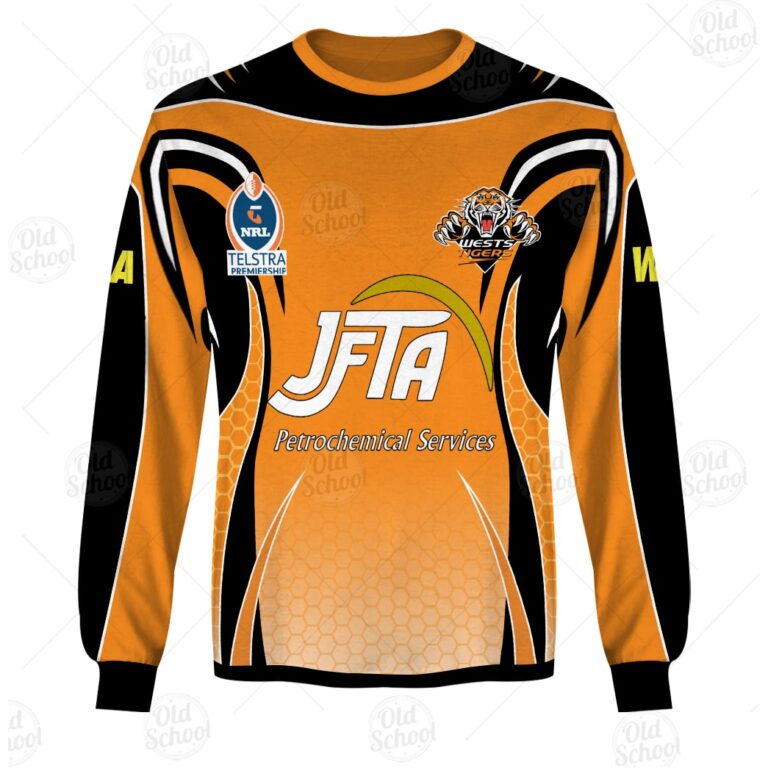 Personalised NRL West Tigers Heritage Jersey 2005 Vintage Jersey