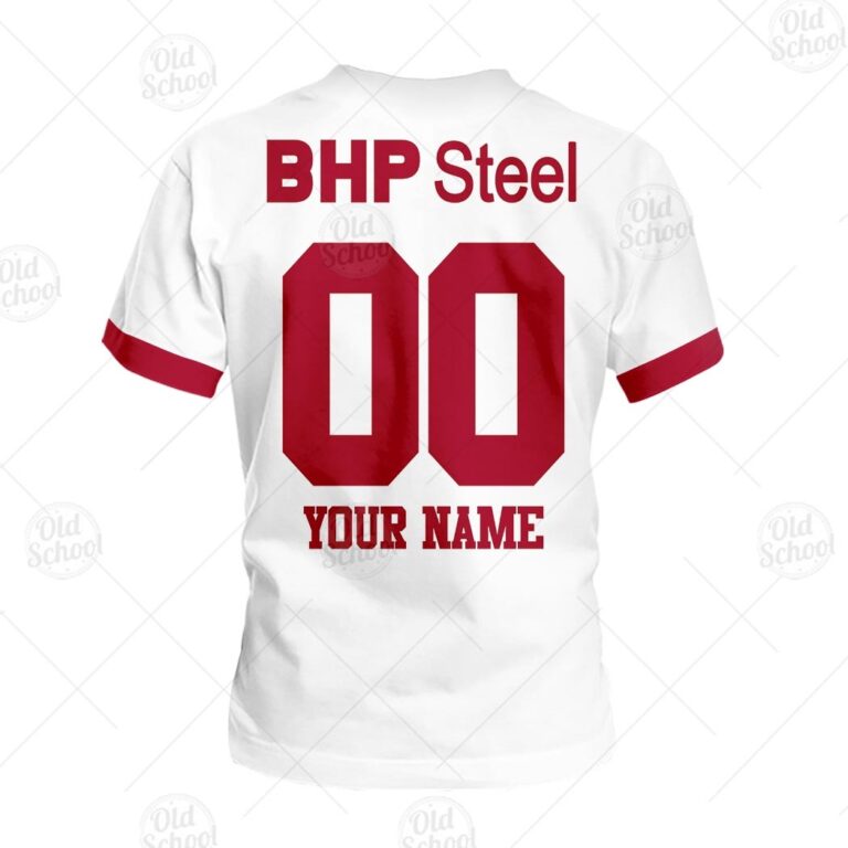 Personalize Illawarra Steelers 1987 ARL/NRL Vintage Retro White Away Jersey for Kids