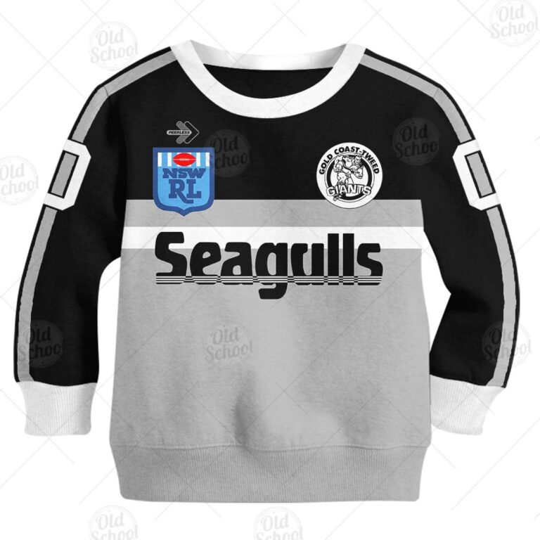 Personalize Gold Coast Giants NRL Vintage 1988 Home Jersey for Kids