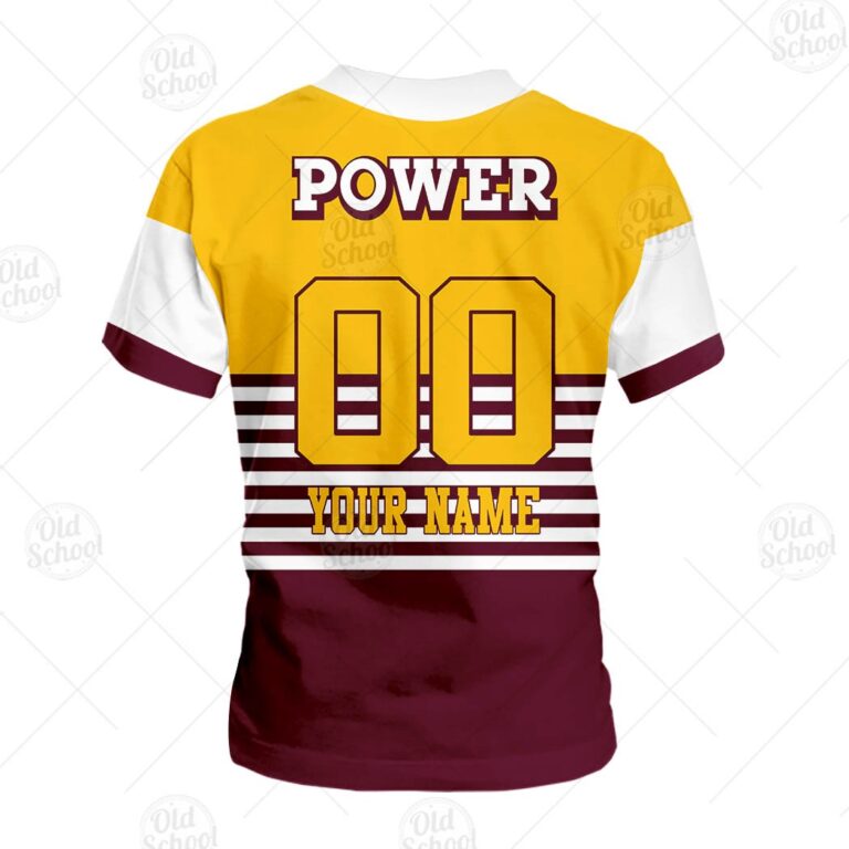 Personalize BRISBANE BRONCOS 1988 ARL/NRL Vintage Retro Heritage Jersey for Kids