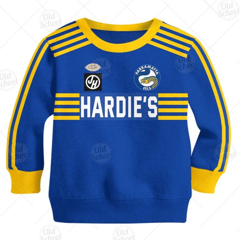 Personalize Parramatta Eels 1982 ARL/NRL Vintage Retro Jersey for Kids