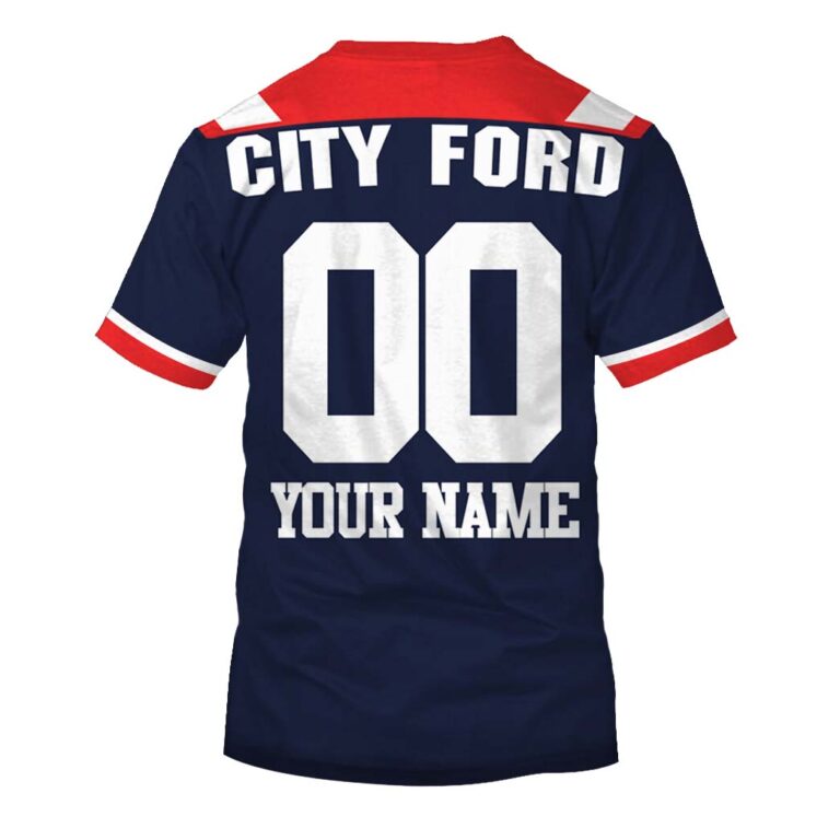 Personalize name Sydney Rooster NRL 1980s Home Jersey