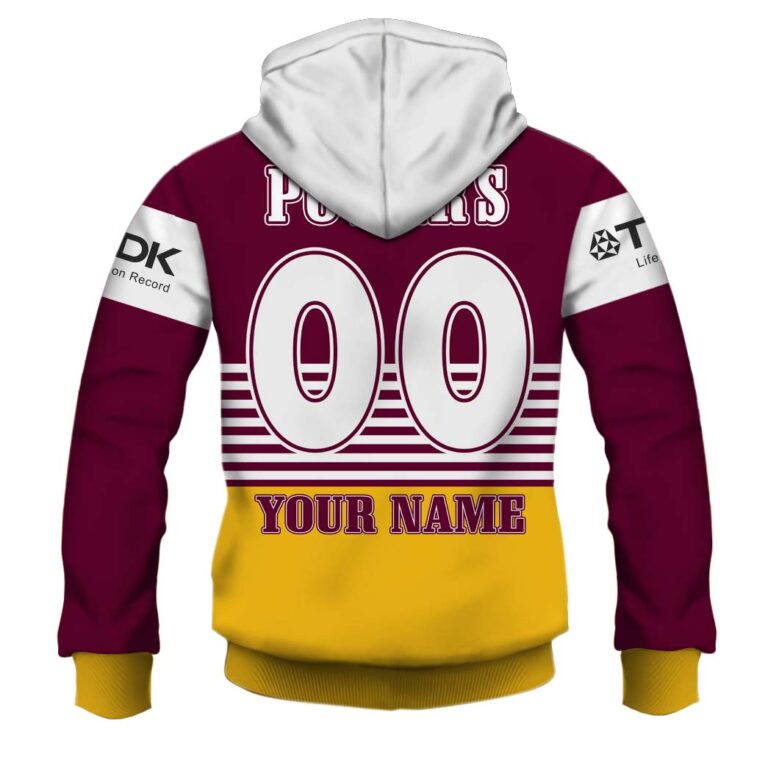 Personalize Brisbane Broncos NRL 1992 Retro Jersey