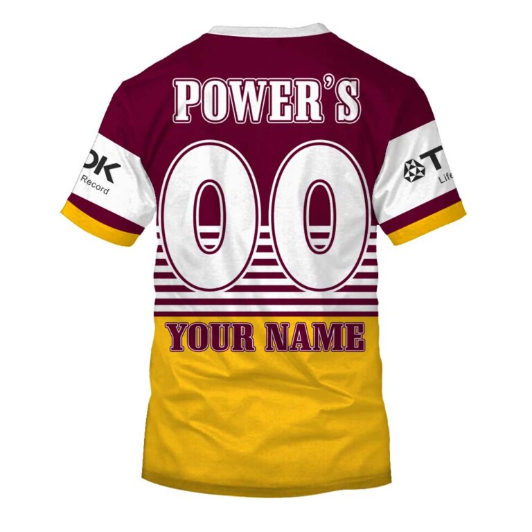 Personalize Brisbane Broncos NRL 1992 Retro Jersey