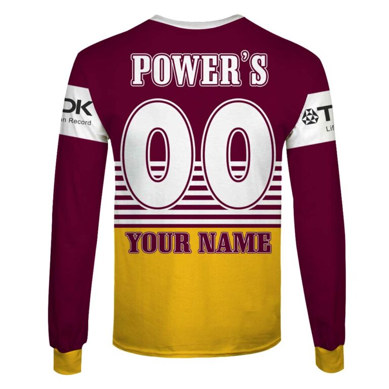 Personalize Brisbane Broncos NRL 1992 Retro Jersey