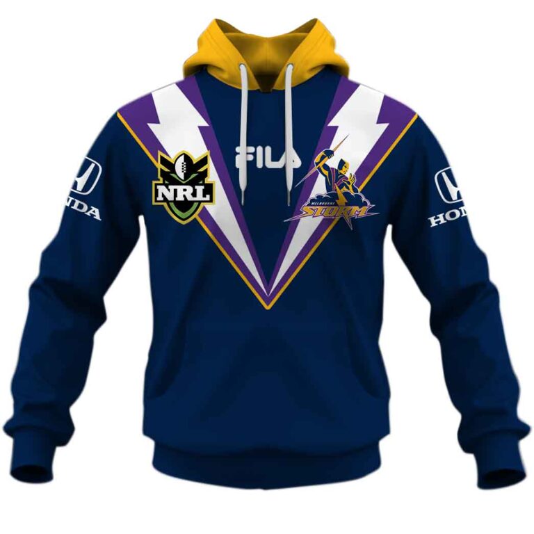 Personalised NRL Melbourne Storm 1999 Vintage Home Jersey