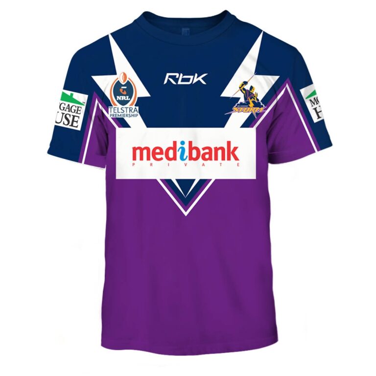 Personalised NRL Melbourne Storm 2007 Vintage Home Jersey