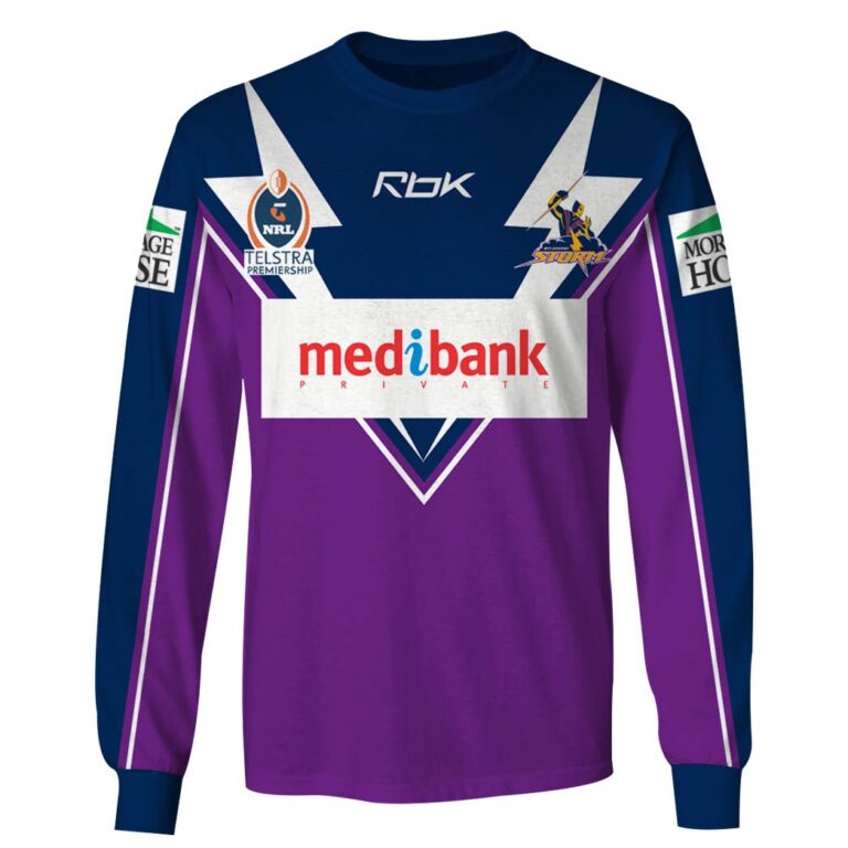 Personalised NRL Melbourne Storm 2007 Vintage Home Jersey