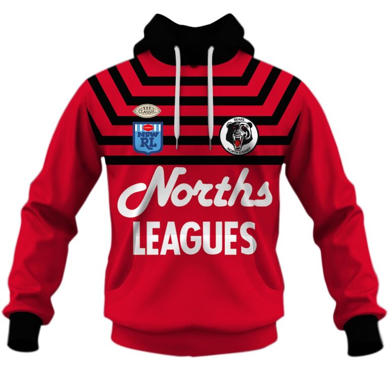 Personalize North Sydney Bears 1991 ARL/NRL Vintage Retro Jersey