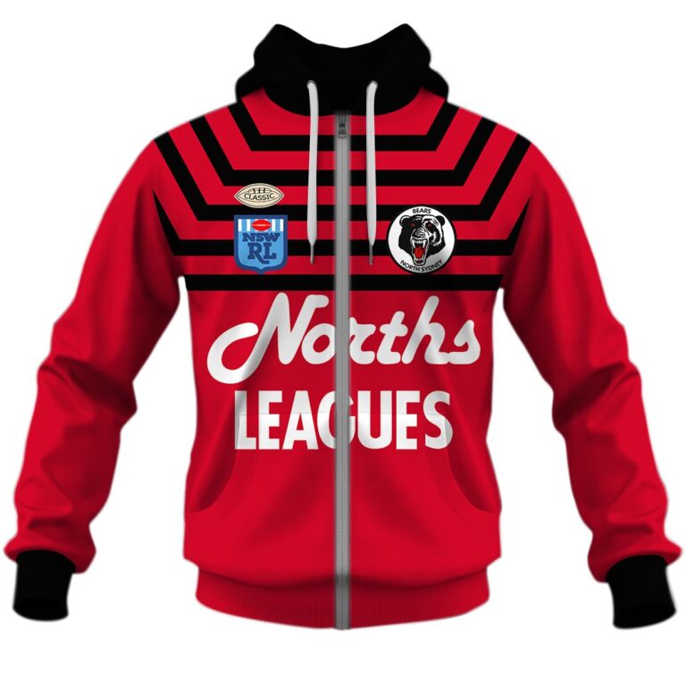 Personalize North Sydney Bears 1991 ARL/NRL Vintage Retro Jersey