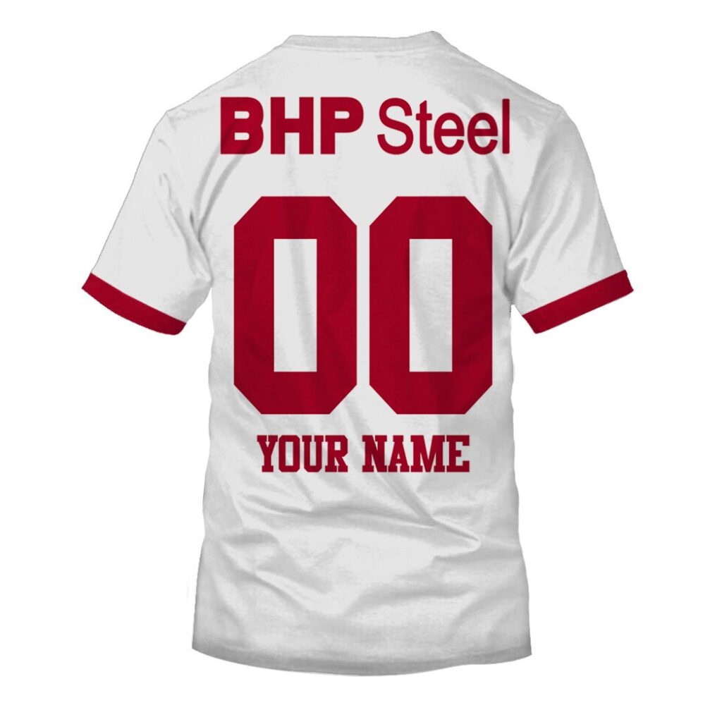 Personalize Illawarra Steelers 1987 ARL/NRL Vintage Retro White Away Jersey