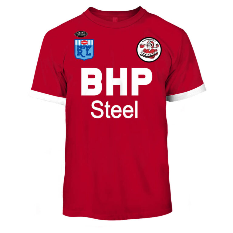 Personalize Illawarra Steelers 1987 ARL/NRL Vintage Retro Jersey